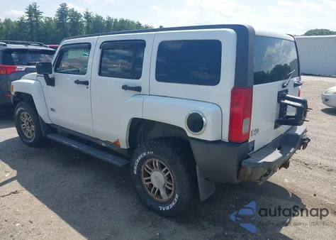 2007 Hummer H3 Suv z USA, uszkodzony, nr VIN 5GTDN13E278192395
